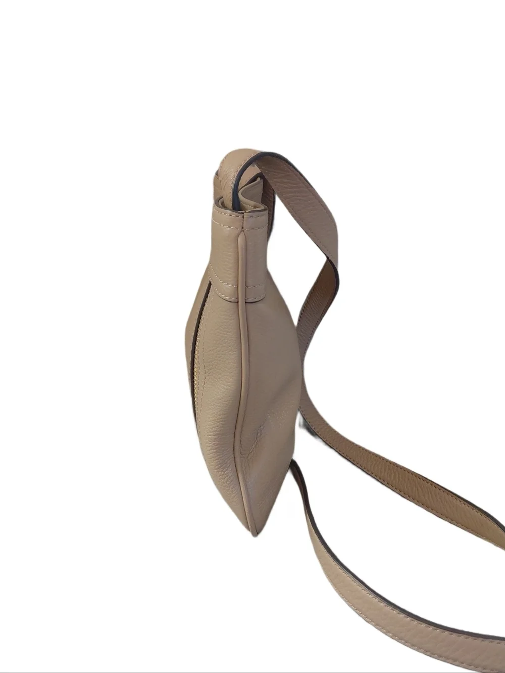 Michael Kors Moxley Tan Pebbled Leather Crossbody Bag